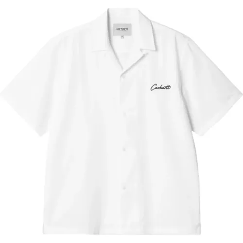 Delray Weißes Hemd , Herren, Größe: XL - Carhartt WIP - Modalova