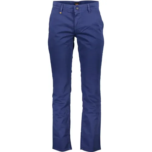 Blaue Slim Fit Herrenhose , Herren, Größe: W30 L32 - Hugo Boss - Modalova