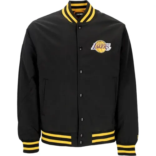 NBA Script Bomberjacke Schwarz/Lila - new era - Modalova