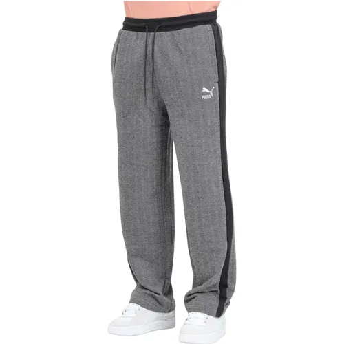 Relaxed Track Hose Schwarz Sportliche Hose , Herren, Größe: M - Puma - Modalova