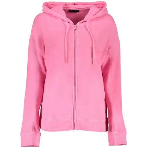 Rosa Hooded Sweatshirt with Zipper , female, Sizes: M, S, XL, L - North Sails - Modalova