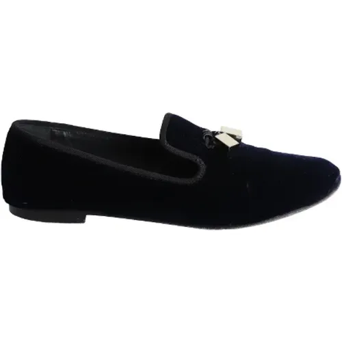 Pre-owned Velvet flats , female, Sizes: 2 UK - Giuseppe Zanotti Pre-owned - Modalova