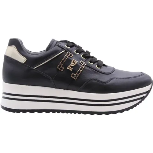 Horsecollar Sneaker , female, Sizes: 4 UK, 2 UK, 5 UK - Nerogiardini - Modalova