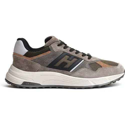 Beige Sneakers Hyperlight Made in Italy , male, Sizes: 7 1/2 UK, 6 UK, 9 UK, 9 1/2 UK, 7 UK, 10 UK - Hogan - Modalova