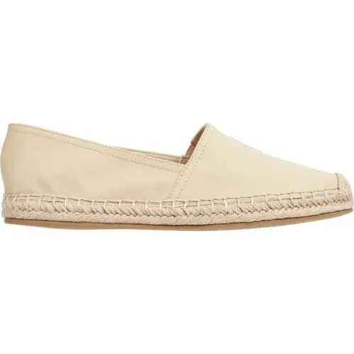 Flat Espadrilles Harvest Wheat , female, Sizes: 3 UK, 8 UK, 5 UK, 7 UK, 6 UK, 4 UK - Tommy Hilfiger - Modalova