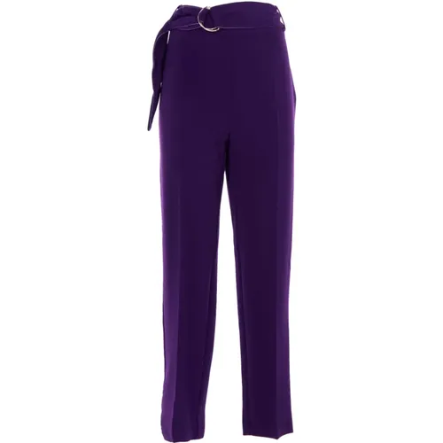 Damenhose Violett Stilvolles Modell - Fracomina - Modalova