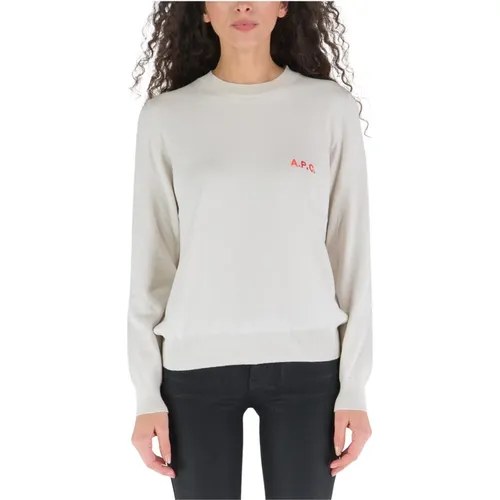 Minimalist Cotton Sweater Sylvane , female, Sizes: S, XS, M - A.p.c. - Modalova