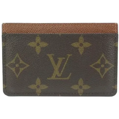 Canvas Wallets, Pre-owned, Spain Made , female, Sizes: ONE SIZE - Louis Vuitton Vintage - Modalova