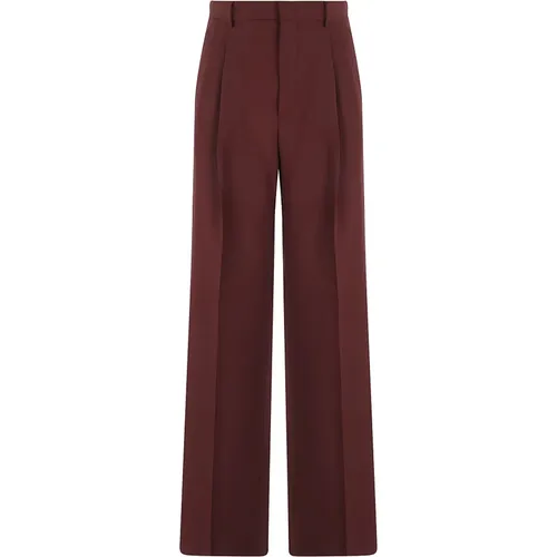 Damenbekleidung Hose Bordeaux Aw24 , Damen, Größe: S - Tagliatore - Modalova