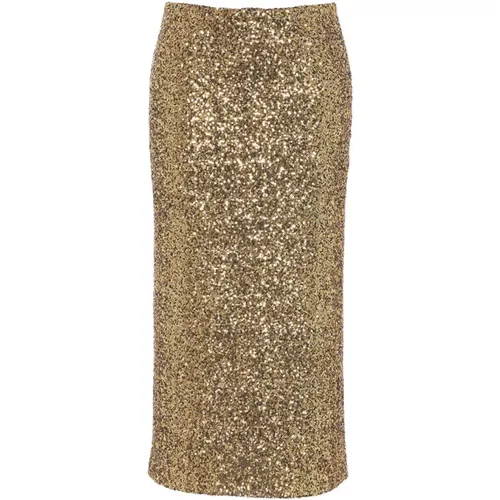 Gold Skirt Aw24 Women's Fashion , female, Sizes: XS, M, S - Ottod'Ame - Modalova