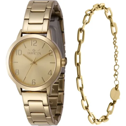 Wildflower 47271 Women's Quartz Watch - 34mm - with matching bracelet , female, Sizes: ONE SIZE - Invicta Watches - Modalova