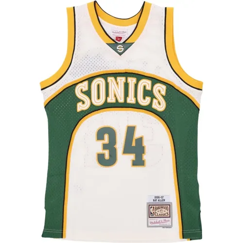 Seattle Supersonics Basketball Tank Top , male, Sizes: XL - Mitchell & Ness - Modalova