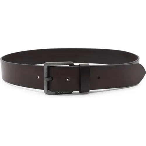 Leather Belt , male, Sizes: 95 CM - Hugo Boss - Modalova