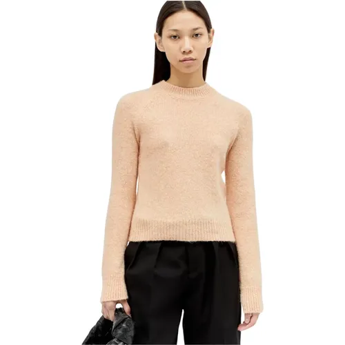 Wollmischung Crewneck Sweater , Damen, Größe: S - Dries Van Noten - Modalova