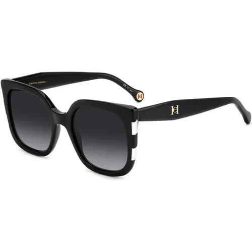 Black White/Grey Shaded Sunglasses,HER 0128/S Sonnenbrille - Carolina Herrera - Modalova