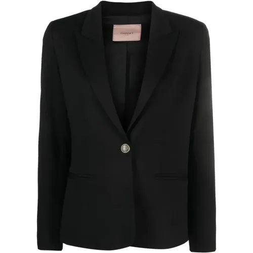 Eleganter Schwarzer Blazer Twinset - Twinset - Modalova