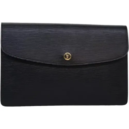 Pre-owned Leather clutches , female, Sizes: ONE SIZE - Louis Vuitton Vintage - Modalova