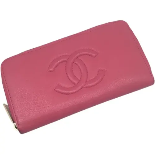 Pre-owned Leather wallets , female, Sizes: ONE SIZE - Chanel Vintage - Modalova