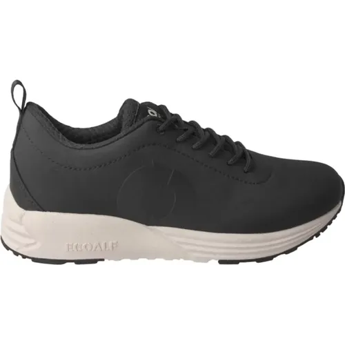 Schwarze Sportliche Textil-Sneakers,Sportliche Graue Textil-Sneakers - ECOALF - Modalova