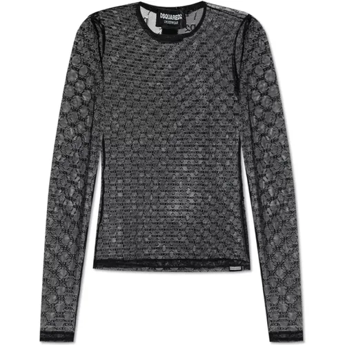 Spitzentop , Damen, Größe: XL - Dsquared2 - Modalova