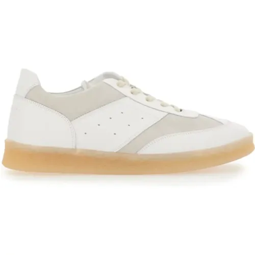 Court Sneakers mit 4 cm Sohle , Herren, Größe: 41 EU - MM6 Maison Margiela - Modalova