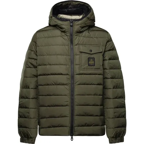 Military Winter Down Jacket , male, Sizes: L, M - RefrigiWear - Modalova