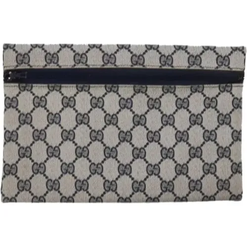 Pre-owned Canvas clutches , female, Sizes: ONE SIZE - Gucci Vintage - Modalova