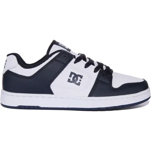 Manteca 4 SN Skate Shoes White Navy , male, Sizes: 10 1/2 UK - DC Shoes - Modalova