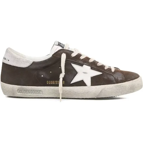 Braune Klassische Sneakers für Männer , Herren, Größe: 45 EU - Golden Goose - Modalova