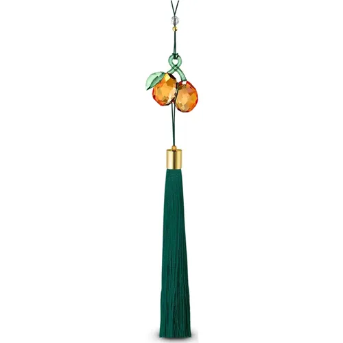 Kumquat Ornament with Dark Tassel , unisex, Sizes: ONE SIZE - Swarovski - Modalova