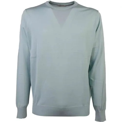 Light Silk/Cotton Long Sleeve Sweater , male, Sizes: 4XL, 5XL, M, 3XL - People of Shibuya - Modalova