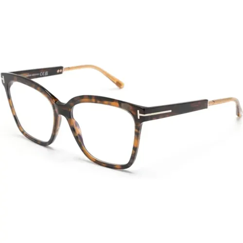 Braun/Havanna Optische Brille, vielseitig und stilvoll - Tom Ford - Modalova