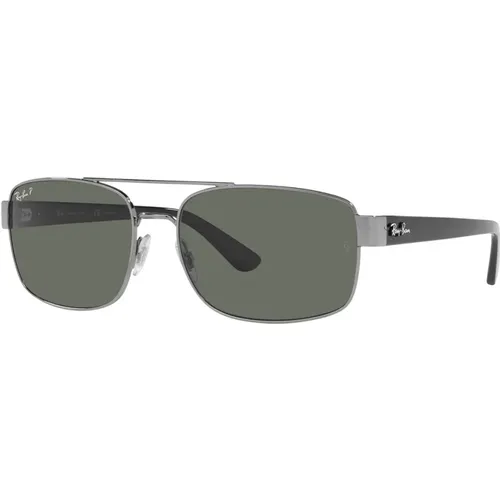 Polarized Wraparound Sunglasses Rb3687 004/58 , unisex, Sizes: 58 MM, 61 MM - Ray-Ban - Modalova