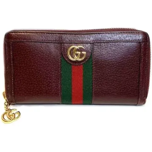 Pre-owned Leather wallets , female, Sizes: ONE SIZE - Gucci Vintage - Modalova