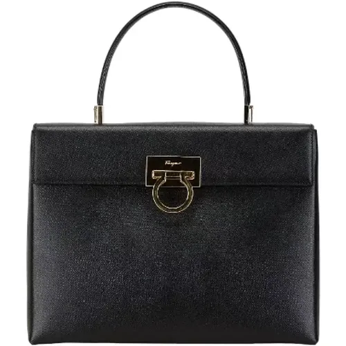 Pre-owned Leder Handtaschen , Damen, Größe: ONE Size - Salvatore Ferragamo Pre-owned - Modalova