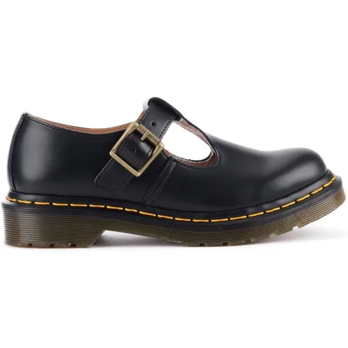 Leather Polley Mary Jane Shoes , female, Sizes: 3 UK, 5 UK, 4 UK, 6 UK - Dr. Martens - Modalova