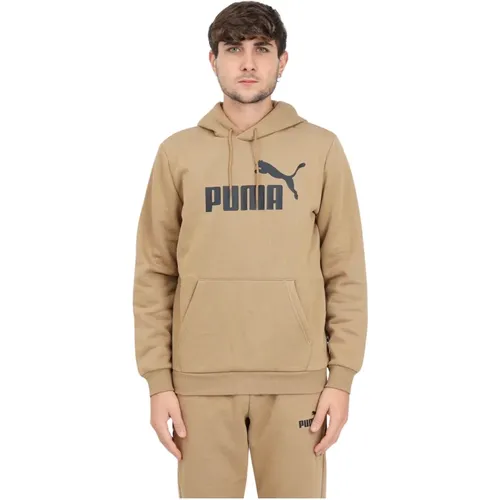 Beiger Kapuzenpullover für Herren - Puma - Modalova