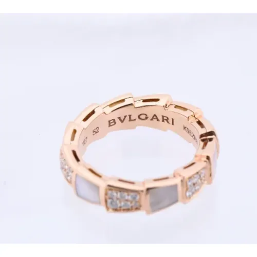 Pre-owned Rose Gold rings , female, Sizes: ONE SIZE - Bvlgari Vintage - Modalova