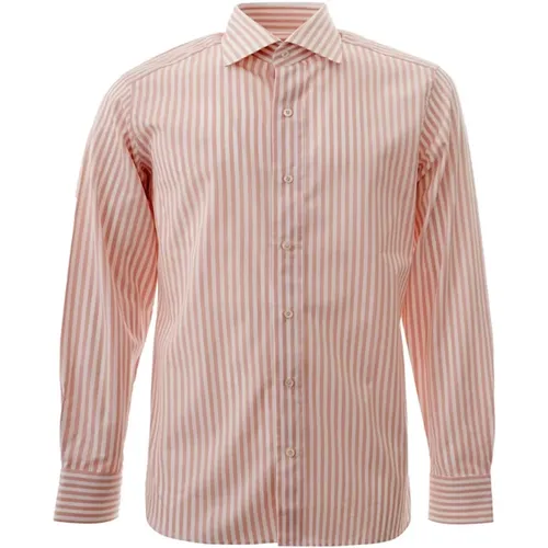 Striped Regular Fit Shirt , male, Sizes: M - Tom Ford - Modalova