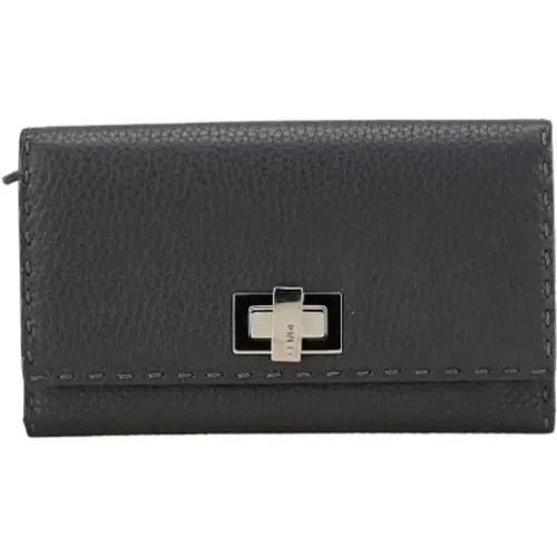 Pre-owned Leather wallets , female, Sizes: ONE SIZE - Fendi Vintage - Modalova