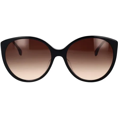 Glamorous Oversized Round Sunglasses , unisex, Sizes: 59 MM - Fendi - Modalova