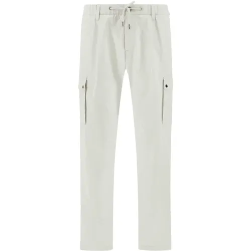 Cotton Feel Resort Pants , male, Sizes: L, M - Herno - Modalova