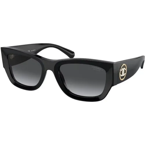 Polarisierte Graue Sonnenbrille Ch5507 C622S8 , unisex, Größe: 54 MM - Chanel - Modalova