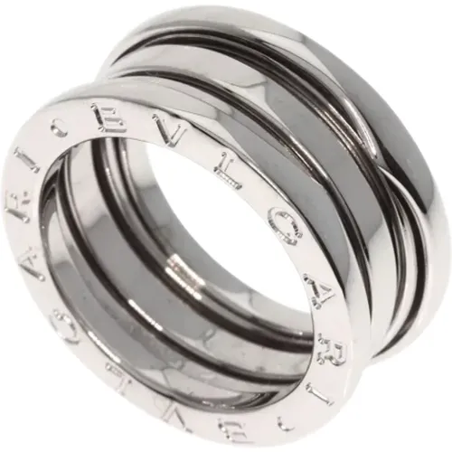 Pre-owned White Gold rings , female, Sizes: ONE SIZE - Bvlgari Vintage - Modalova