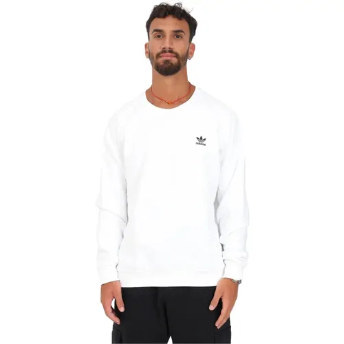 Weiße Sweaters mit Logo , Herren, Größe: XL - adidas Originals - Modalova