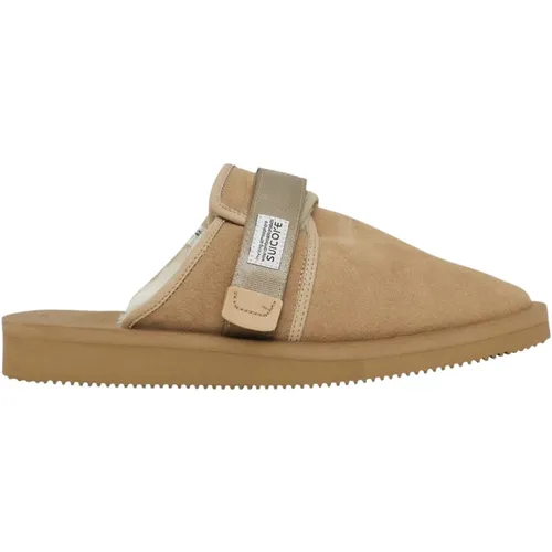 Elegante Wildleder-Mules für Herren , Herren, Größe: 39 EU - Suicoke - Modalova