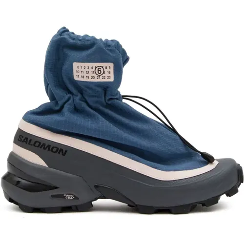Cross Mid Hiking Shoes , male, Sizes: 2 1/2 UK, 7 1/3 UK, 3 1/3 UK, 4 UK - MM6 Maison Margiela - Modalova