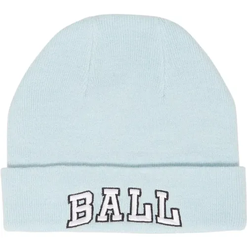 Blaue Beanie Zubehör Eis Cool Logo , Damen, Größe: ONE Size - Ball - Modalova