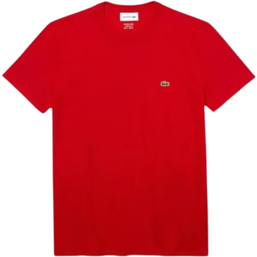 Cotton T-Shirt , male, Sizes: S, L - Lacoste - Modalova