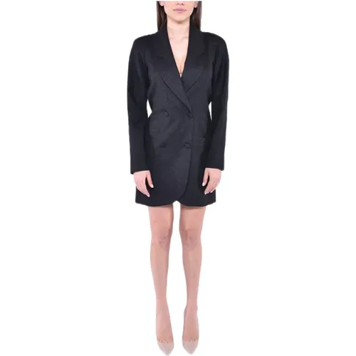Double-Breasted Jacket Style Mini Dress , female, Sizes: XS, S - MVP wardrobe - Modalova